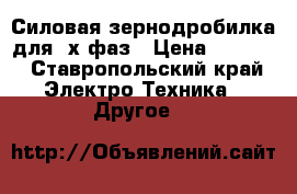 Силовая зернодробилка для 3х фаз › Цена ­ 8 000 - Ставропольский край Электро-Техника » Другое   